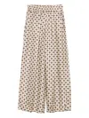 P.a.r.o.s.h Geometric-print Silk Trousers In Multi