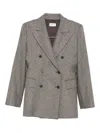 P.a.r.o.s.h Giacca Double-breasted Jacket In Brown