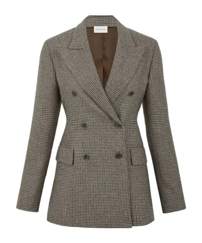 P.a.r.o.s.h Giacca Double-breasted Jacket In Brown