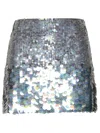 P.a.r.o.s.h . 'gigi' Grey Polyamide Blend Miniskirt