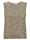 P.a.r.o.s.h P.a.r.o..h. 'gild' Blouse In Beige