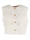 P.a.r.o.s.h . Gilet In White