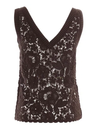 P.a.r.o.s.h . Girocoll In Brown