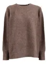 P.a.r.o.s.h Crewneck Sweater In Brown