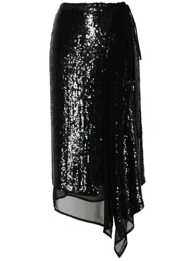 P.a.r.o.s.h P. A.r. O.s. H. Woman Midi Skirt Black Size S Viscose