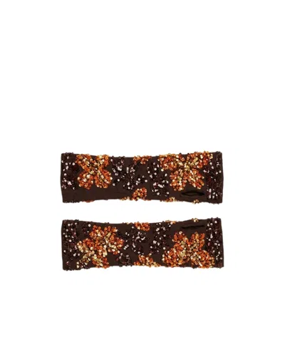 P.a.r.o.s.h Parosh Gloves In Multi