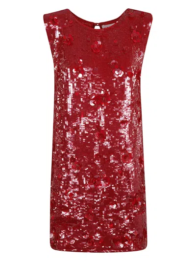 P.a.r.o.s.h Glow Dress In Red