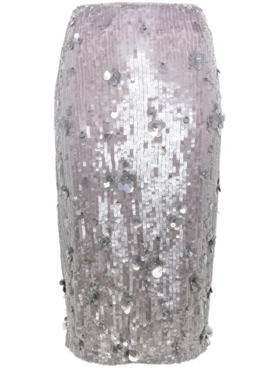 P.A.R.O.S.H GLOW MIDI SKIRT
