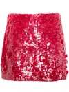P.a.r.o.s.h Glow Mini Skirt In Red
