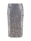 P.a.r.o.s.h "full Paillettes" Midi Skirt In Grigio Melange Chiar