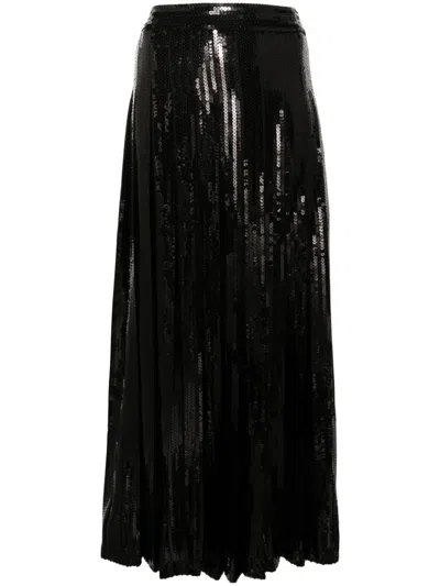 P.a.r.o.s.h Godot Maxi Skirt In Black