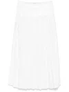 P.a.r.o.s.h Godot Maxi Skirt In White