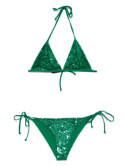 P.a.r.o.s.h Gong Bikini In Green