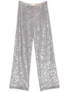 P.a.r.o.s.h Silver Gong Straight-leg Trousers