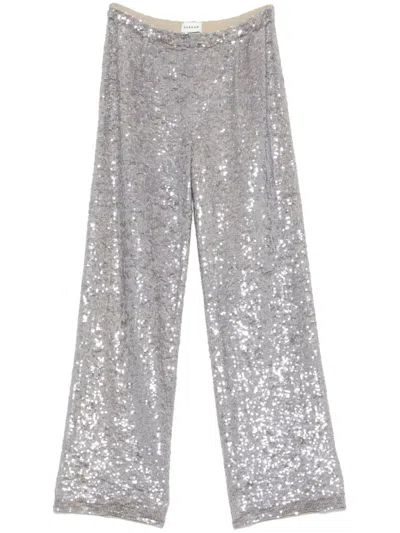 P.A.R.O.S.H PAROSH GONG SEQUINED TROUSERS