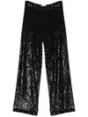 P.a.r.o.s.h Gong Straight-leg Trousers In Black