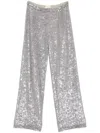 P.a.r.o.s.h Silver Gong Straight-leg Trousers In Neutrals