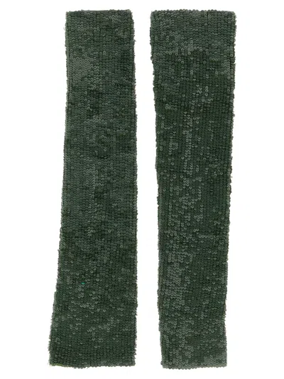 P.a.r.o.s.h . Gong26 Gloves In Green