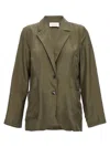 P.a.r.o.s.h Green Habotay Jacket In Green