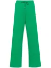 P.a.r.o.s.h Logo-embroidered Drawstring Track Pants In Green