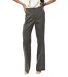 P.a.r.o.s.h Green Tailored Flat Front Pants In Gray