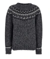 P.a.r.o.s.h Parosh Grey Alpaca Blend Sweaters In Gray
