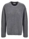 P.a.r.o.s.h Grey Cashmere Sweater In Grey