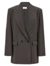 P.a.r.o.s.h Poker24 Blazer In Grey