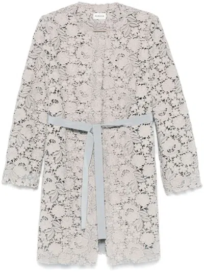 P.a.r.o.s.h Grey Macram Coat