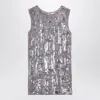 P.a.r.o.s.h Mélange Micro Sequined Mini Dress
