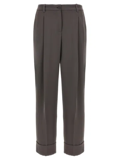 P.A.R.O.S.H GREY POKER24 PANTS