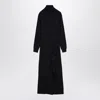 P.a.r.o.s.h Grey Turtleneck Dress In Wool Blend In Beige