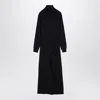 P.a.r.o.s.h Grey Turtleneck Dress In Wool Blend