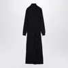 P.a.r.o.s.h Grey Turtleneck Dress In Wool Blend