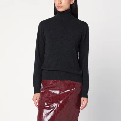 P.a.r.o.s.h . Grey Turtleneck Sweater In Cashmere In Multi