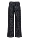 P.a.r.o.s.h Straight Jeans With Guff Sequins