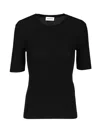 P.a.r.o.s.h Parosh Knitted T-shirt In Black