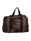 P.a.r.o.s.h Leopard-print Top-handles Luggage In Brown