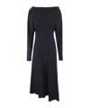 P.a.r.o.s.h P. A.r. O.s. H. Draped Cady Dress In Black