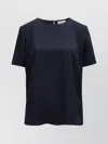 P.a.r.o.s.h High-low Hem Keyhole Back Blouse In Black
