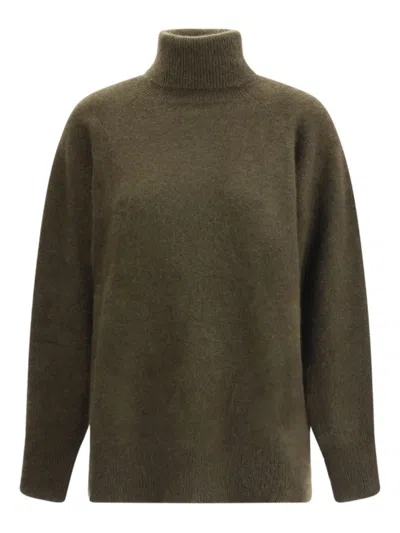 P.A.R.O.S.H HIGH-NECK BRUSHED SWEATER