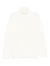 P.a.r.o.s.h High-neck Ribbed Sweater In White