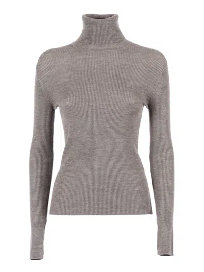P.a.r.o.s.h High Neck Sweater In Gray