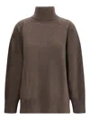 P.a.r.o.s.h P. A.r. O.s. H. Turtleneck Sweater In Brown