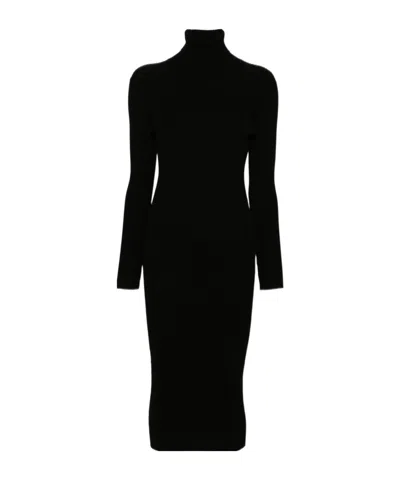 P.a.r.o.s.h High-necked Dress In Black