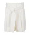 P.a.r.o.s.h High-rise Tied-waist Shorts