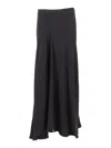 P.a.r.o.s.h High Waist Black Maxi Skirt In Black