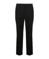 P.a.r.o.s.h High-waist Tapered Trousers In Black
