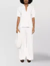 P.a.r.o.s.h High Waist Wide Leg Flared Trousers