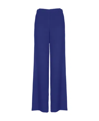 P.a.r.o.s.h High-waist Wide-leg Trousers In Blue